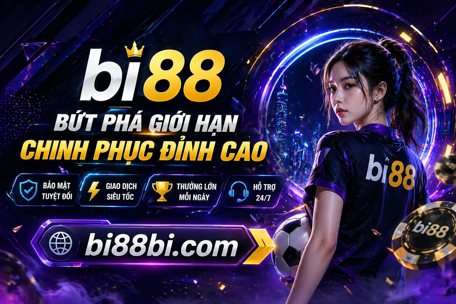 Sân vận động bóng đá với ánh sáng xanh lá và vàng, biểu tượng 88vip login trên màn hình lớn.